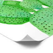 Poster Watercolor Prickly Pear (Coin)