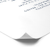 Poster Watercolor Seaweed Beach Wedding Menu (Coin)