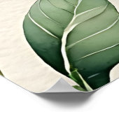 Poster Watercolor Vegetable Garden Pattern (Coin)