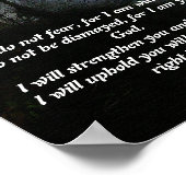 Poster Waterfall & Rainbow Help From God Print (Coin)