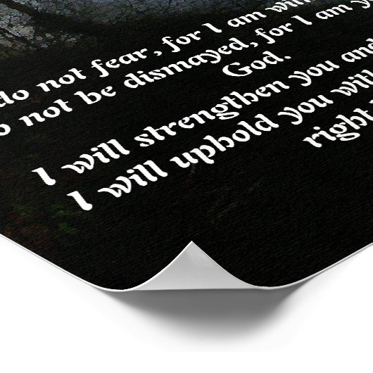 Poster Waterfall & Rainbow Help From God Print (Coin)