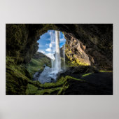 Poster Waterfalls | Icelandic Waterfall (Devant)