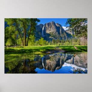 Poster Waterfalls Yosemite Falls, California