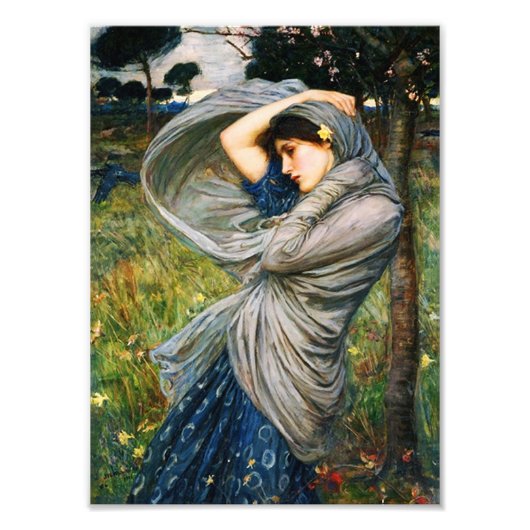 Poster Waterhouse Boreas (Voorkant)