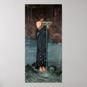 Poster Waterhouse - Circé envieuse 1892