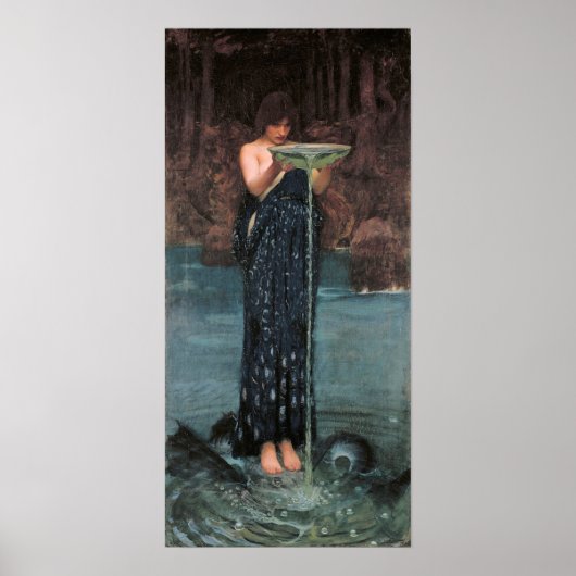 Poster Waterhouse - Circé envieuse 1892 (Devant)