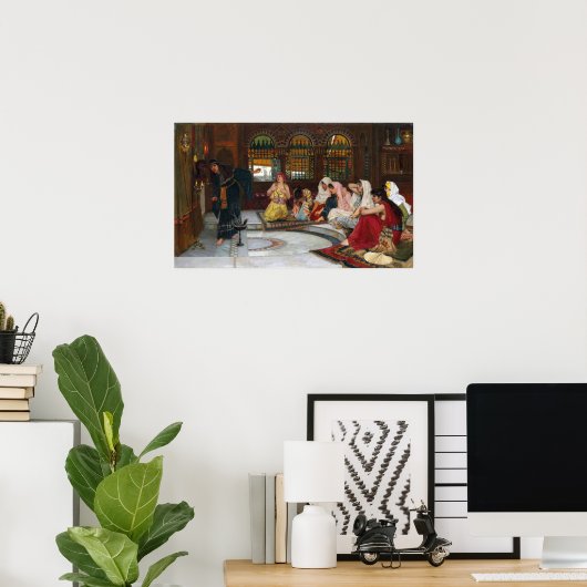 Poster Waterhouse - Consulting The Oracle (Bureau à domicile)