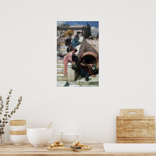 Poster Waterhouse - Diogenes 1882 (Cuisine)