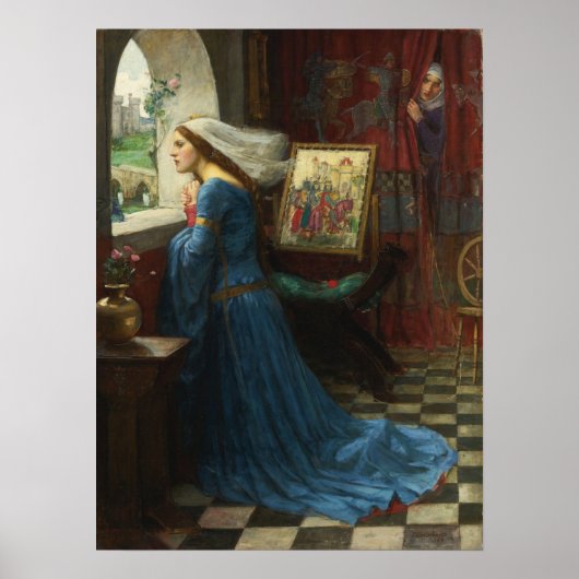 Poster Waterhouse - Fair Rosamund 1916 (Devant)