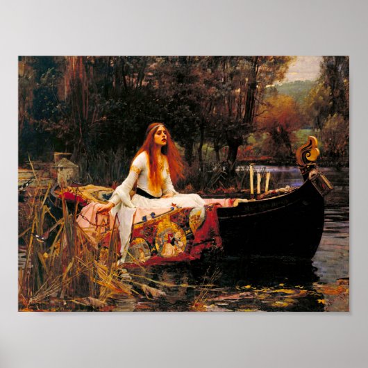 Poster Waterhouse Lady of Shalott (Devant)