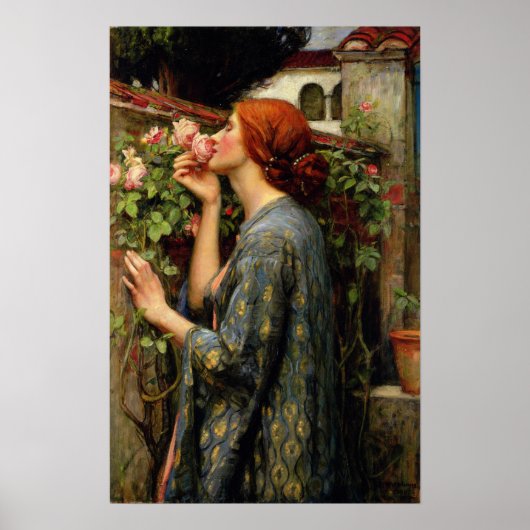 Poster Waterhouse - L'Âme Du Rose 1903 (Devant)