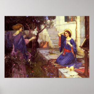 Poster Waterhouse - L'Annonciation