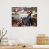 Poster Waterhouse Miranda-La Tempête (Cuisine)