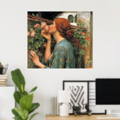 Poster Waterhouse : Odeur de Rose (Bureau à domicile)