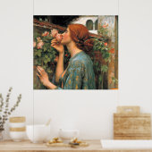Poster Waterhouse : Odeur de Rose (Cuisine)