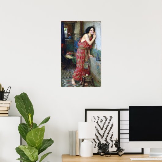 Poster Waterhouse - Thisbe 1909 (Bureau à domicile)