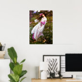 Poster waterhuisbloemen (Thuiskantoor)