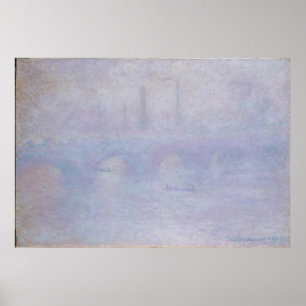 Poster Waterloo Bridge. Effect of Fog