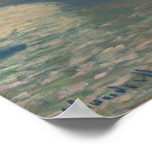 Poster Waterloo Bridge, Gray Day (1903) par Claude Monet (Coin)