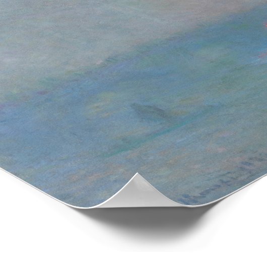 Poster Waterloo Bridge Sunlight Effect in Fog Monet (Coin)