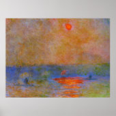 Poster Waterloo Bridge, Sunlight in the Fog, (Devant)