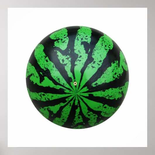 Poster Watermelon Football / Soccer Ball (Devant)