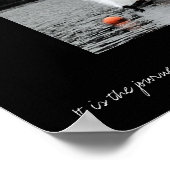 Poster Waterski - C'est le voyage, pas... - Customisé (Coin)