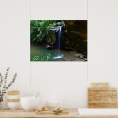 Poster watervallen Bossen (Keuken)