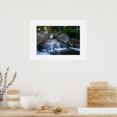 Poster Watervalscène (Keuken)