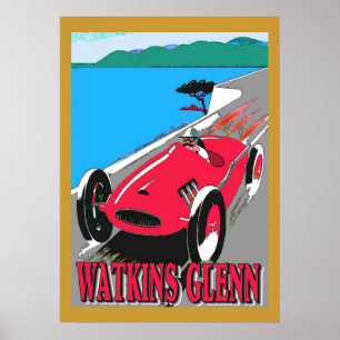 Poster Watkins Glenn Racing