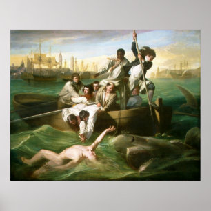 Poster Watson et le requin par John Singleton Copley