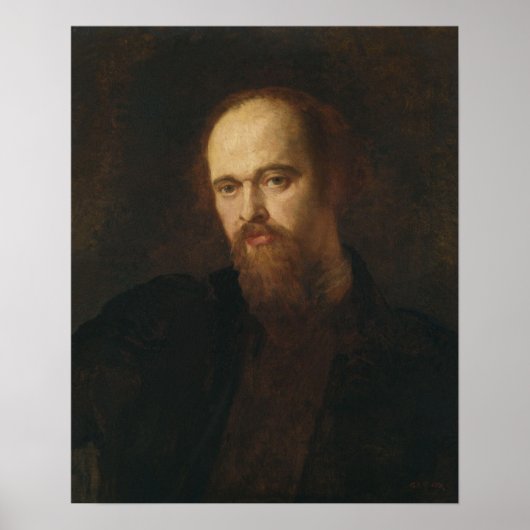 Poster Watts - Dante Gabriel Rossetti (Devant)