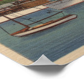 Poster Waukegan, IL - Vue de la station de pompage munici (Coin)