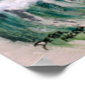 Poster Wave Crash des cadeaux d'art de plage (Coin)