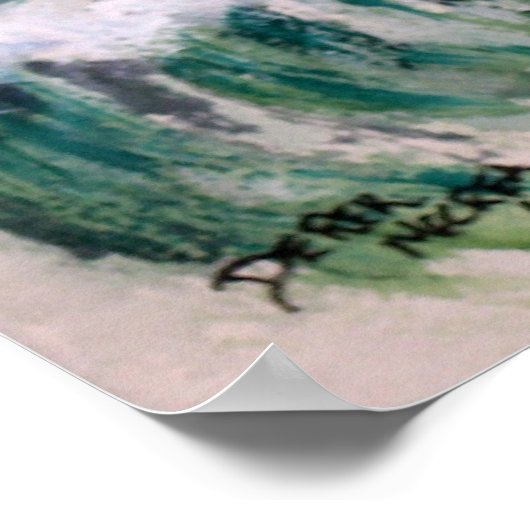 Poster Wave Crash des cadeaux d'art de plage (Coin)