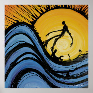 Poster WaveRunner (Imprimer) par Nathan Jalani Taylor