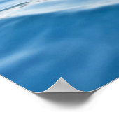 Poster Waves Océan Nature Mer Bleu Eau Surface Plage (Coin)