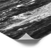 Poster Waves & Stone - B&W 2 (Coin)