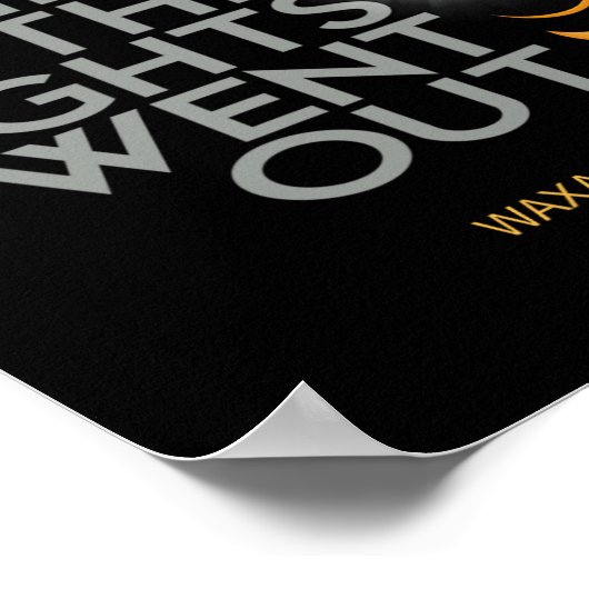 Poster Waxahachie 2024 Solar Eclipse 2024 040824 Eclipse (Coin)