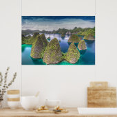 Poster Wayag Island landscape, Indonésie (Cuisine)