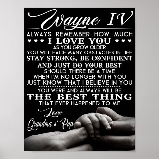 Poster Wayne IV (Devant)