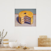 Poster wayne thiebaud - gâteau au citron 1964 (Cuisine)