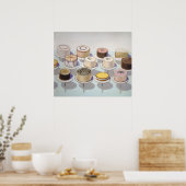Poster wayne thiebaud - gâteaux 1963 (Cuisine)