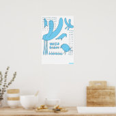 Poster Wazo L'oiseau (Cuisine)