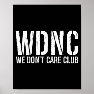 Poster Wdnc - Club On S'en Fout