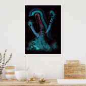 Poster WDV - 089 - Heron enraciné (Cuisine)