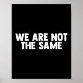 Poster We Are Different Not Same Motivation Drive Wer  (Devant)