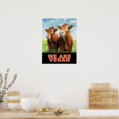POSTER WE ARE VEGAN (Cuisine)