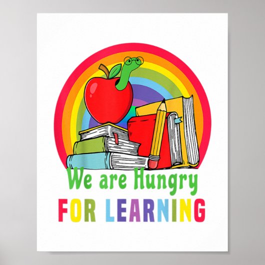Poster We Are Very Hungry Caterpillar Teacher For Learnin (Devant)