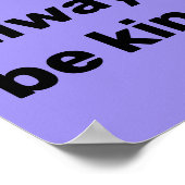 Poster "We Can Always Be Kind" (Coin)